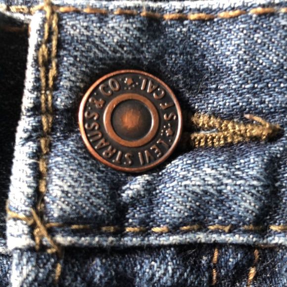 Levis 505 straight jeans sz 16 Reg/ 28 x 28, med wash/5 pocket - Picture 14 of 14